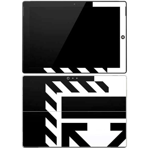 Black and White Geometric Shapes Surface Pro 3 Skin